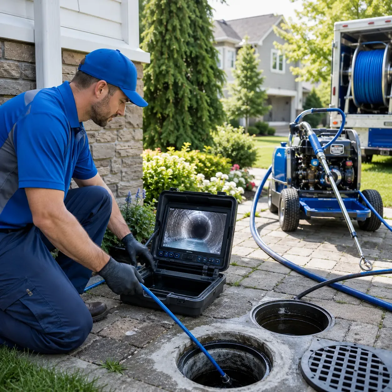 Outdoor drain cleaning professionals serving Eva, AL